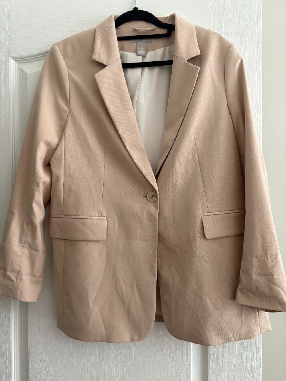 H&M Nude Pink Blazer Size Medium